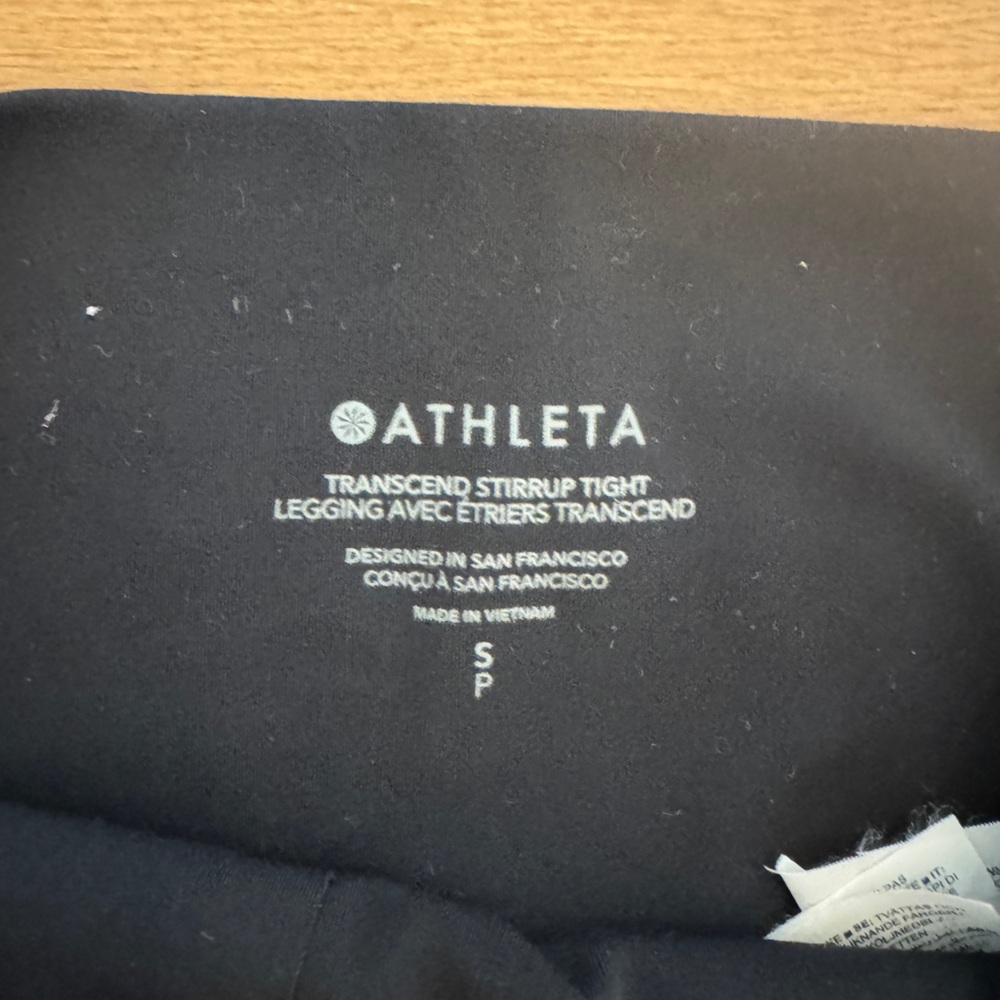Athleta Black High Waisted Leggings - Picture 4 of 4